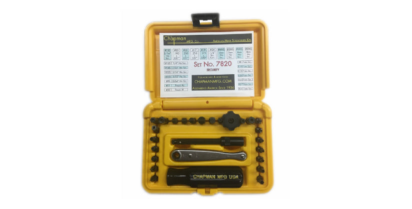 New! Security Torx Sets LIMITED AVAILABILITY – Chapman Manufacturing