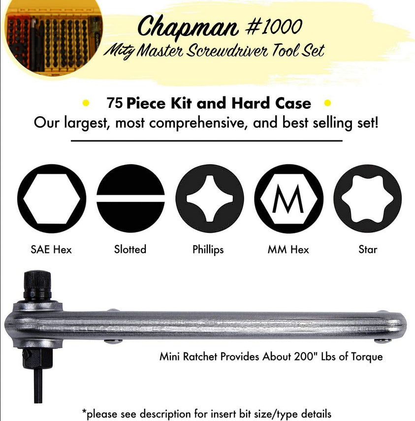 #1000 Mity Master Set | Chapman MFG