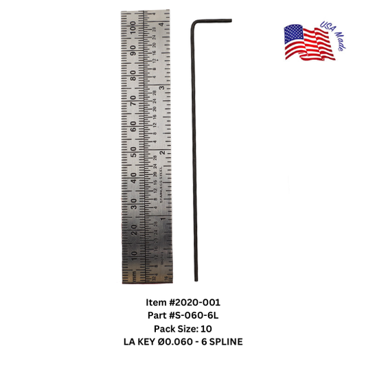 Bristol Spline Long Arm Keys | Bristol Wrench