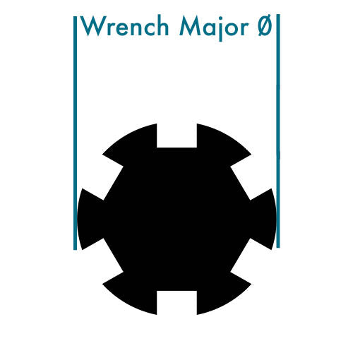 SS-408 Spline Short Arm L Key 9Pc Kit | Bristol Wrench