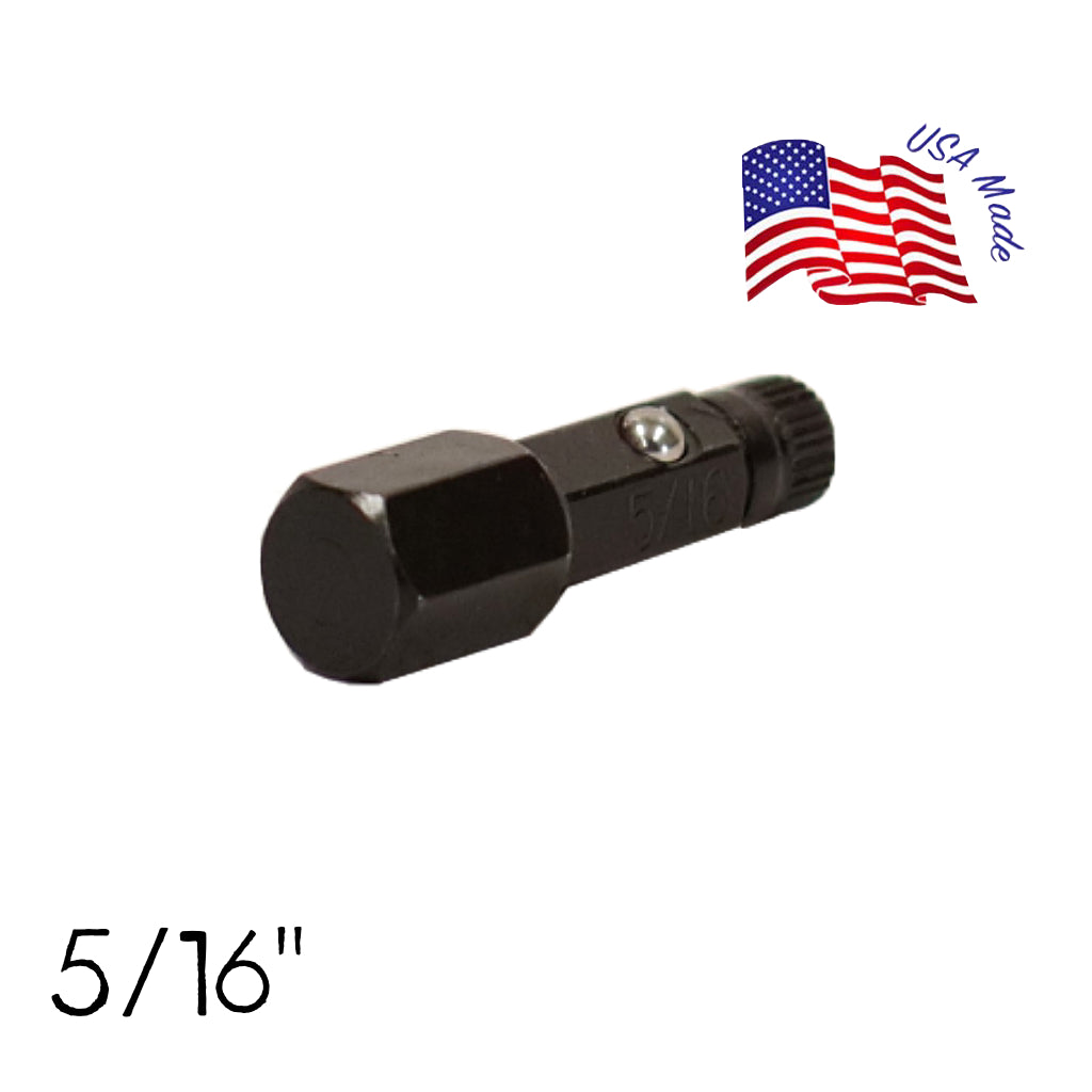 SAE Standard Allen Hex Screwdriver Bit - 5/16" | Chapman MFG Edit alt text