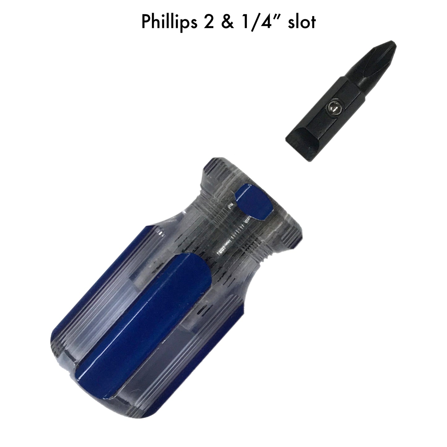 Double Ended Bits & Stubby Handle Set - Phillips 2 & 1/4" slot | Chapman MFG