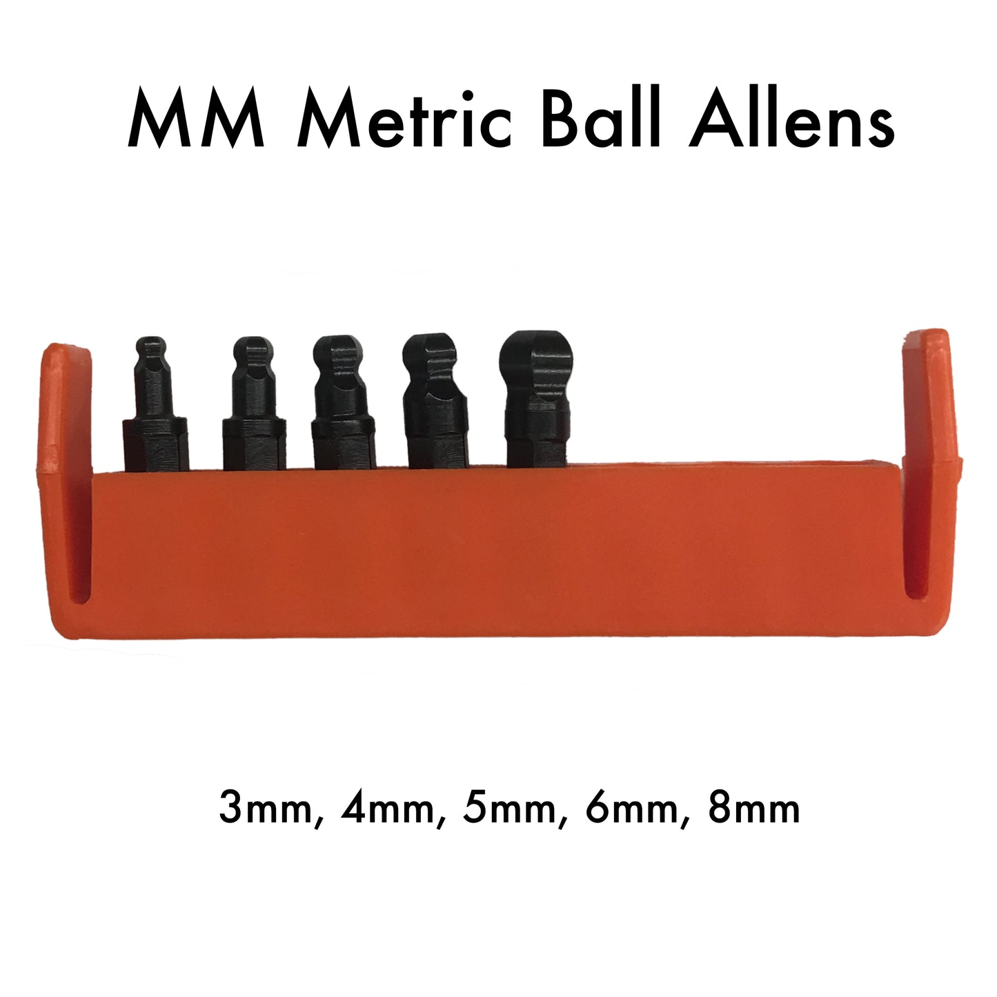 MM Metric Ball Allen Screwdriver Bits - 3mm, 4mm, 5mm, 8mm | Chapman MFG