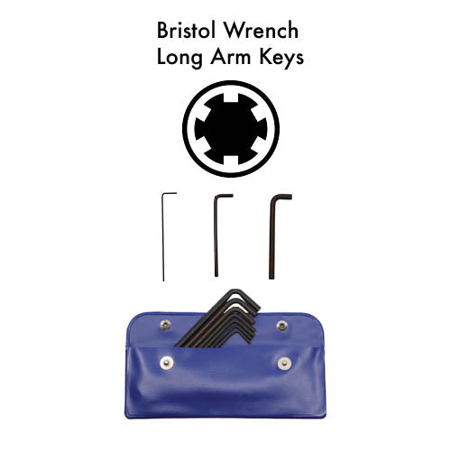 Bristol Spline Long Arm L Keys