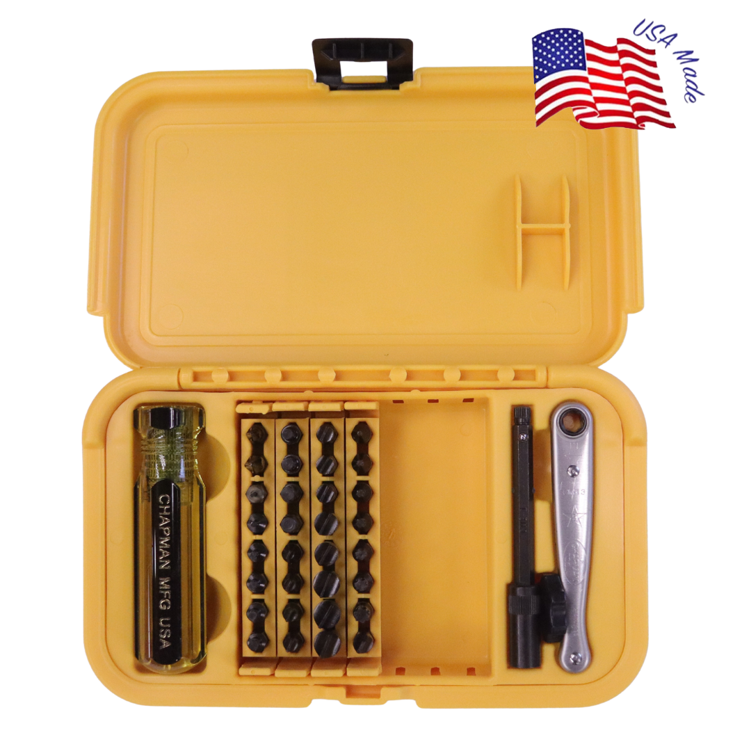 #5589 Ultimate Gunsmith Slotted + Star/Torx Screwdriver Set | Chapman MFG