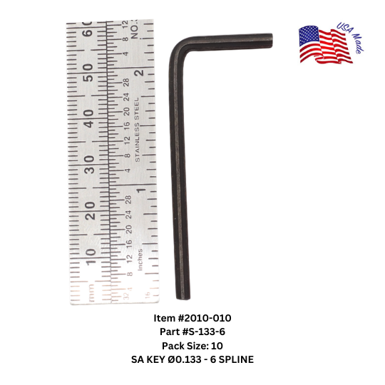 Bristol Spline Short Arm Keys | Bristol Wrench