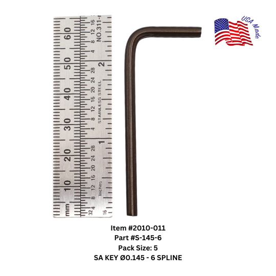 Bristol Spline Short Arm Keys | Bristol Wrench