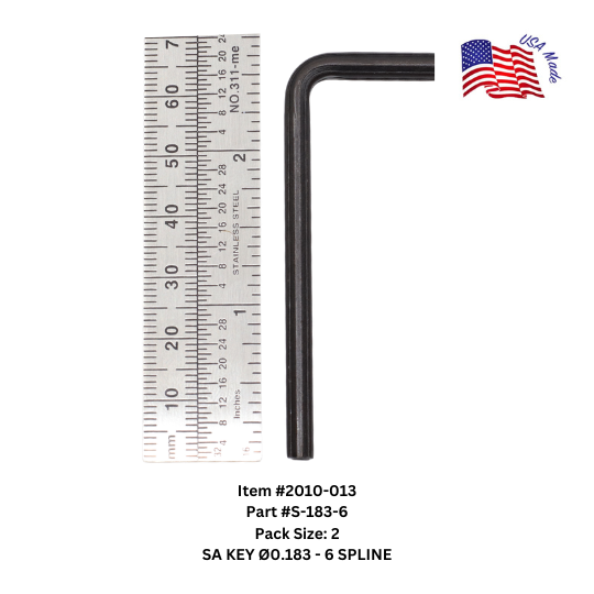 Bristol Spline Short Arm Keys | Bristol Wrench