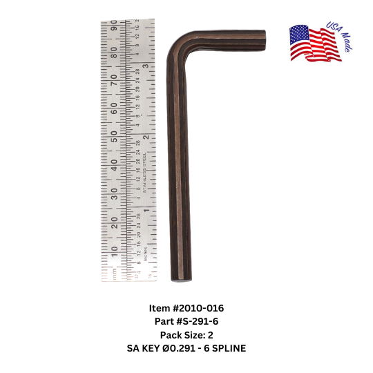 Bristol Spline Short Arm Keys | Bristol Wrench