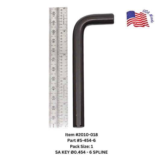 Bristol Spline Short Arm Keys | Bristol Wrench