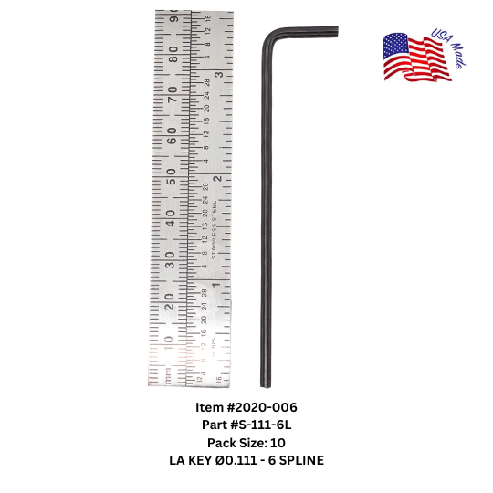 Bristol Spline Long Arm Keys | Bristol Wrench