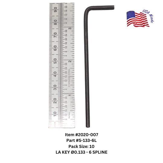 Bristol Spline Long Arm Keys | Bristol Wrench