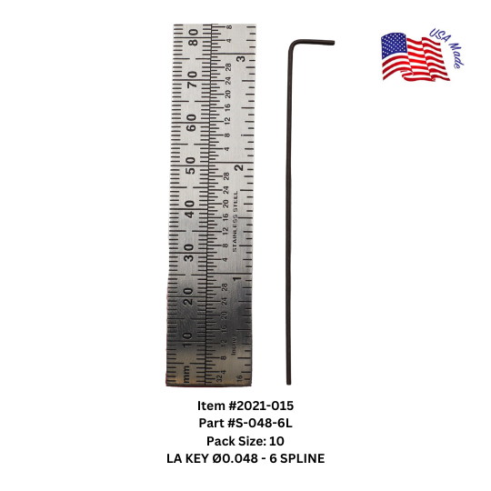 Bristol Spline Long Arm Keys | Bristol Wrench