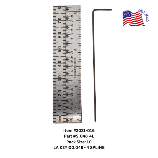 Bristol Spline Long Arm Keys | Bristol Wrench