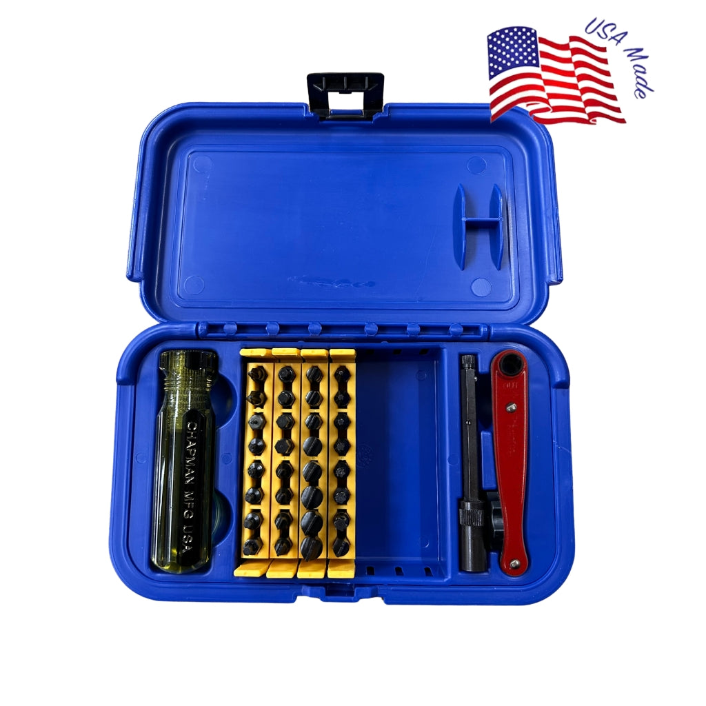 #5589 Ultimate Gunsmith Slotted + Star/Torx Screwdriver Set | Chapman MFG