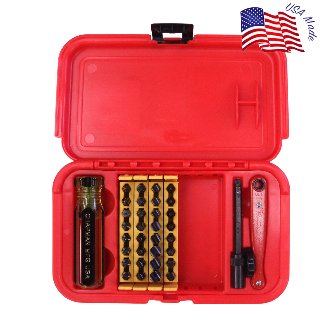 #5589 Ultimate Gunsmith Slotted + Star/Torx Screwdriver Set | Chapman MFG