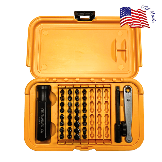 #5589 Ultimate Gunsmith Slotted + Star/Torx Screwdriver Set | Chapman MFG