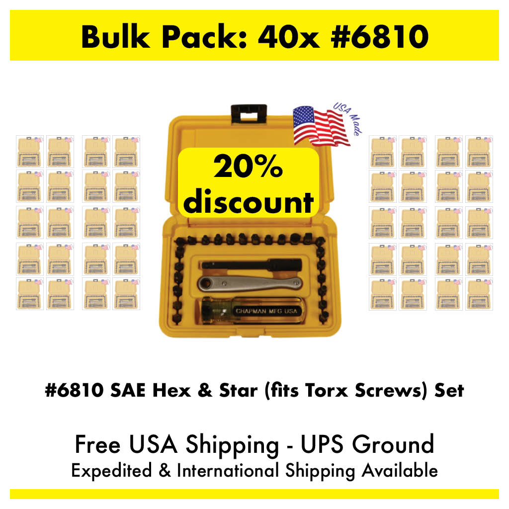 Bulk Pack Screwdriver Bit Sets – Chapman Manufacturing
