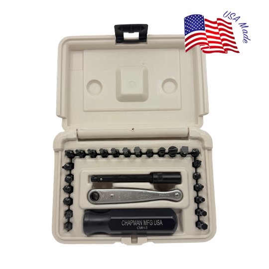 #7331 SAE + Metric Allen Hex Screwdriver Set | Chapman MFG