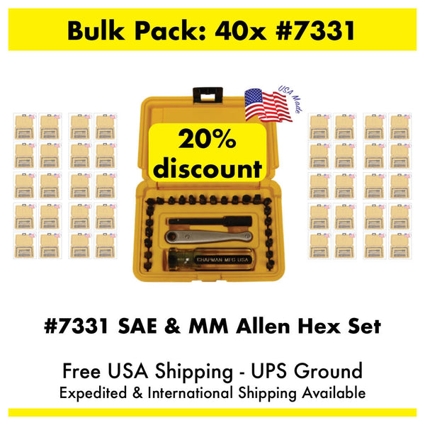 Allen Hex Sets Bulk Packs – Chapman Manufacturing