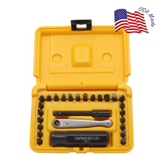 #7331 SAE + Metric Allen Hex Screwdriver Set | Chapman MFG