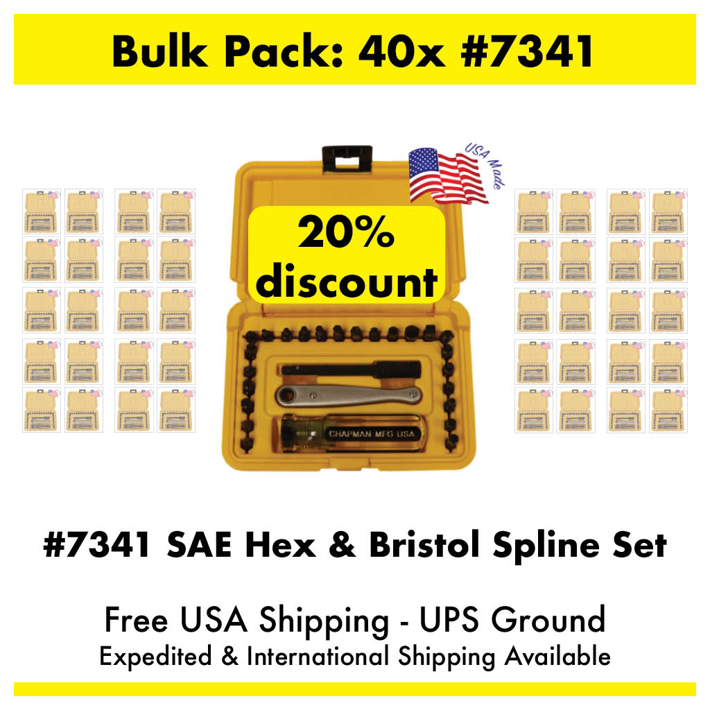 Bulk Pack Screwdriver Bit Sets – Chapman Manufacturing