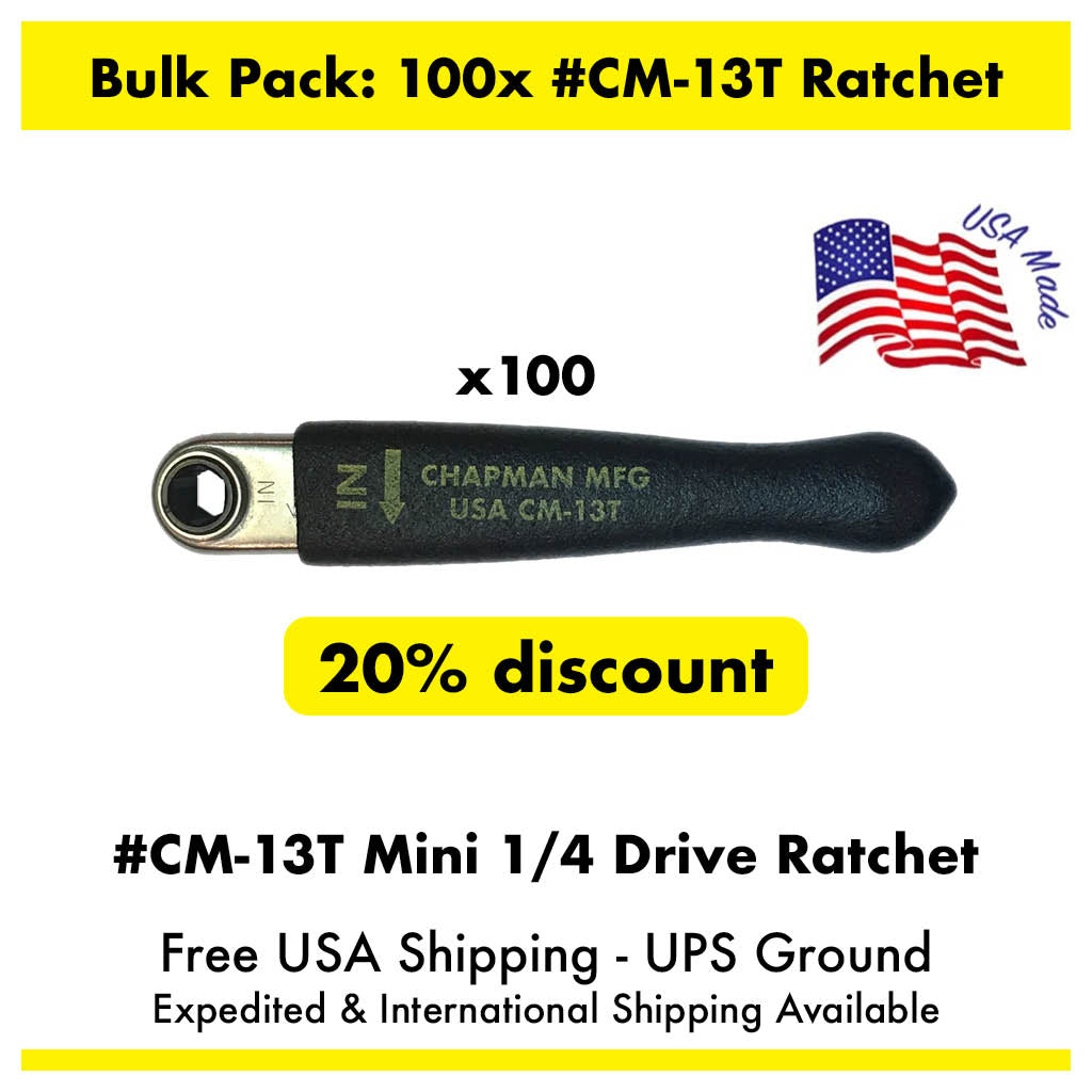 Bulk Pack Screwdriver Bit Sets – Chapman Manufacturing