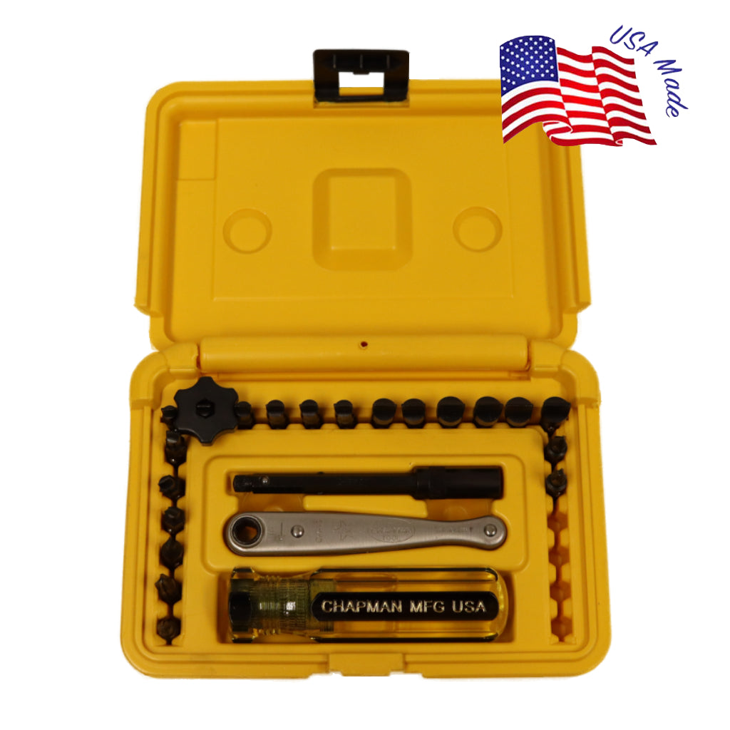 This set is specifically designed for repairing and restoring typewriters- Safety yellow  casering typewriters- Safety yellow  case