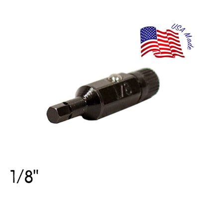 SAE Standard Allen Hex Screwdriver Bit - 1/8" | Chapman MFG Edit alt text