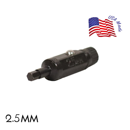 Metric Allen Hex Screwdriver Bit - 2.5MM | Chapman MFG
