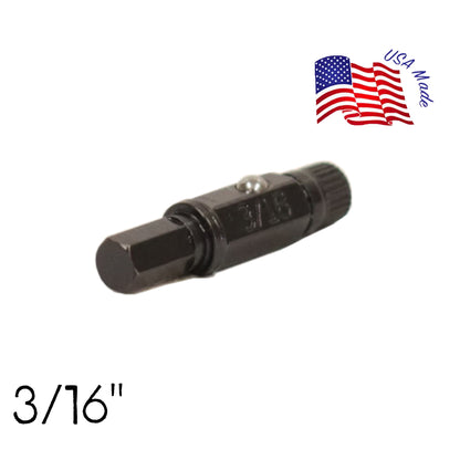SAE Standard Allen Hex Screwdriver Bit - 3/16" | Chapman MFG Edit alt text