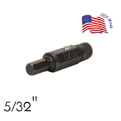 SAE Standard Allen Hex Screwdriver Bit - 5/32" | Chapman MFG Edit alt text