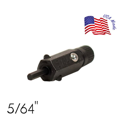 SAE Standard Allen Hex Screwdriver Bit - 5/64" | Chapman MFG Edit alt text