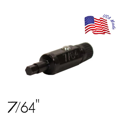 SAE Standard Allen Hex Screwdriver Bit - 7/64" | Chapman MFG Edit alt text