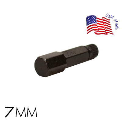 Metric Allen Hex Screwdriver Bit - 7MM | Chapman MFG