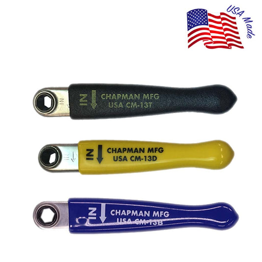 CM-13 Dipped Ratchets - Black, Yellow, Blue | Chapman MFG