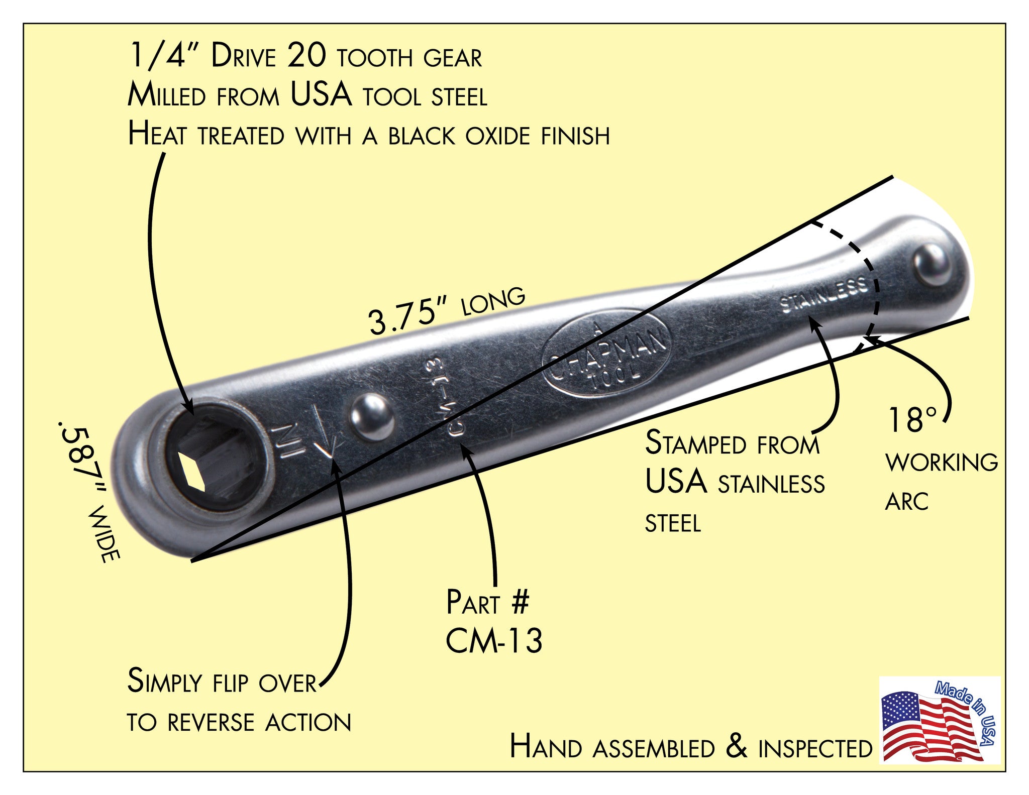 7331 SAE + Metric Allen Hex Screwdriver Set | Chapman MFG