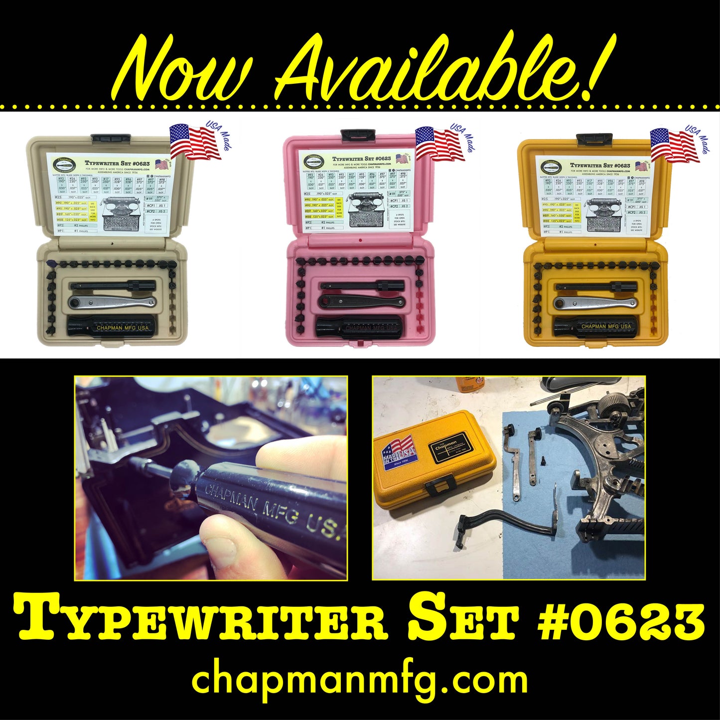 0623 Typewriter Set | Chapman MFG