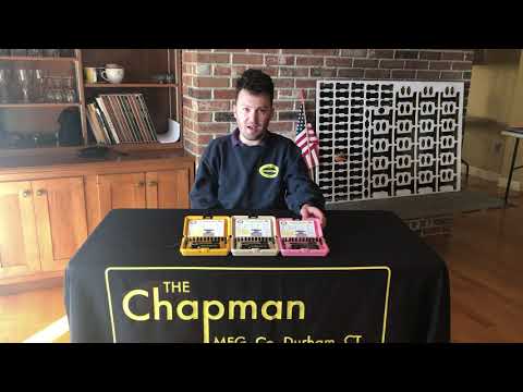 The Chapman MFG Co- USA Made Typewriter Screwdriver Set Video Demonstration